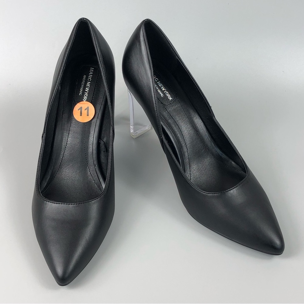 Marc Newyork By Andrew Marc Pointed Toe Clear Hee… - image 6